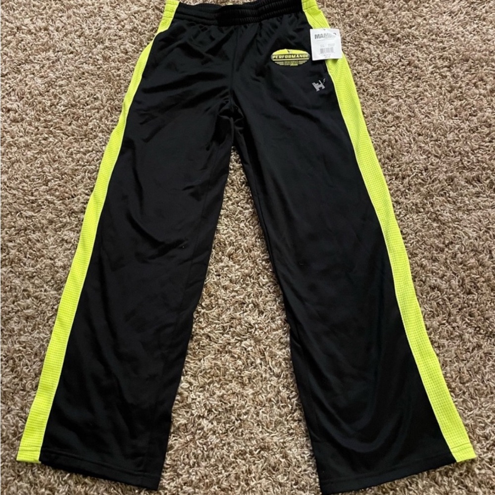 Mambo Australia Performance Track Pants Athletic Black Surf Boy’s 10/12 New NWT